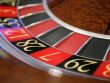 close up partial view of a roulette