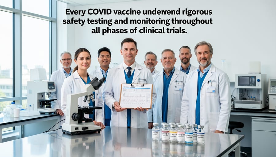 Medical professional preparing vaccine dose from vial with syringe